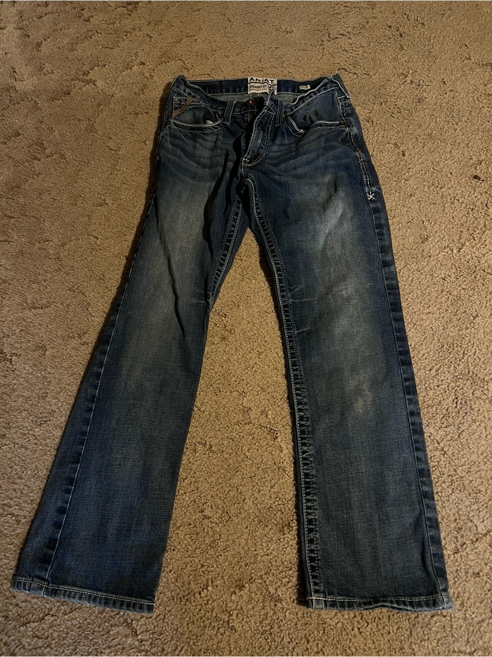 Ariat Men’s Dark Blue Bootcut Jeans